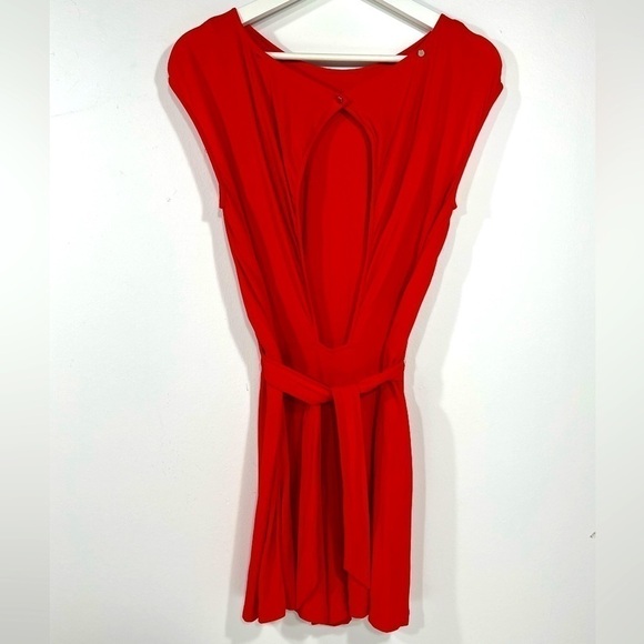 Zara basic open back romper red size S - Picture 4 of 10